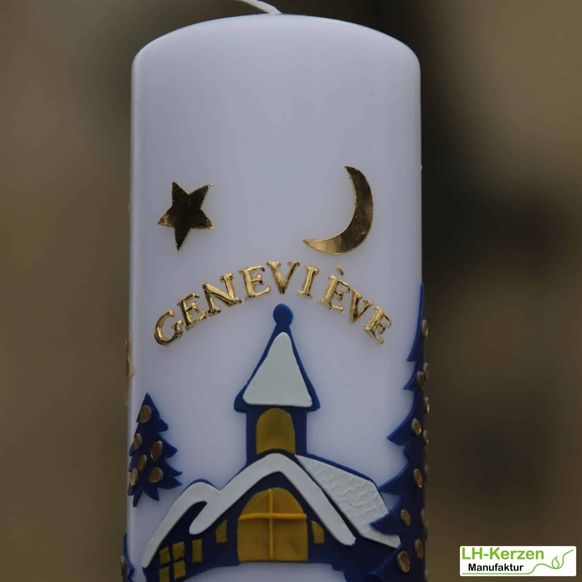 Kerzenbeschriftung Beschriftete Kerze